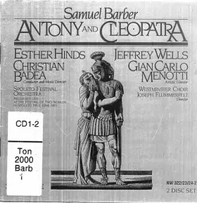 Couverture du produit · Antony And Cleopatra