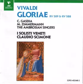 Couverture du produit · Gloriae RV 589 & RV 588