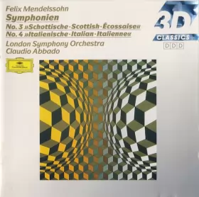 Couverture du produit · Symphonien No.3 »Schottische • Scottish • Écossaise« / No.4 »Italienische • Italian • Italienne«