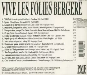 Couverture du produit · Vive Les Folies Bergère