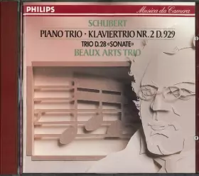 Couverture du produit · Piano Trio Klaviertrio Nr. 2 D.929 / Trio D.28 "Sonate" 