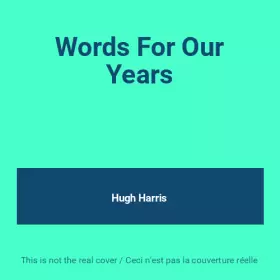Couverture du produit · Words For Our Years