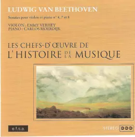 Couverture du produit · Sonates Pour Violon Et Piano N°4, 7 Et 8