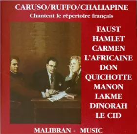 Couverture du produit · Caruso, Ruffo, Chaliapine Chantent Le Répertoire Français