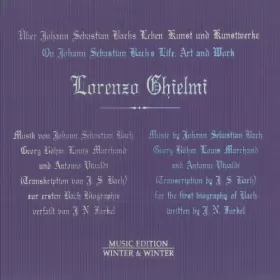 Couverture du produit · Über Johann Sebastian Bachs Leben, Kunst Und Kunstwerke / On Johann Sebastian Bach's Life, Art And Work