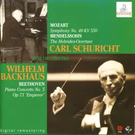 Couverture du produit · Symphony No.40 KV 550 / The Hebrides-Overture / Piano Concerto No.5 Op.73 "Emperor"