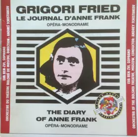 Couverture du produit · Le Journal D'Anne Frank (Opéra-Monodrame) - The Diary Of Anne Frank (Opéra-Monodrame)