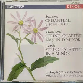 Couverture du produit · Crisantemi / 3 Minuetti