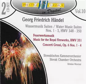 Couverture du produit · Wassermusik Suiten  Water Music Suites  Nos. 1-3, HWV 348-350 / Feuerwerksmusik  Music For The Royal Fireworks, HWV 351 / Conce