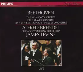 Couverture du produit · The 5 Piano Concertos  Die 5 Klavierkonzerte  Les 5 Concertos Pour Piano Et Orchestre (Live)