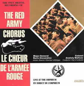 Couverture du produit · The Red Army Chorus Live At The Orpheum  Chœurs De L'Armée Rouge En Direct De L'Orpheum