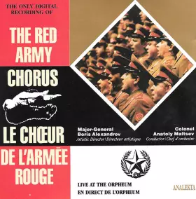 Couverture du produit · The Red Army Chorus Live At The Orpheum Chœurs De L'Armée Rouge En Direct De L'Orpheum