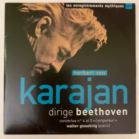 Couverture du produit · Herbert von Karajan dirige Beethoven - concertos n° 4 et 5 "L'Empereur"
