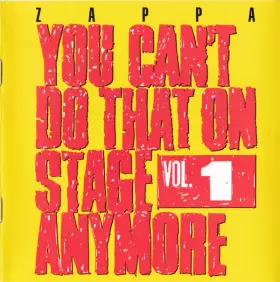 Couverture du produit · You Can't Do That On Stage Anymore Vol. 1