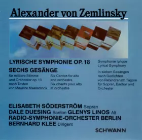 Couverture du produit · Lyrische Symphonie Op. 18 . Sechs Gesänge