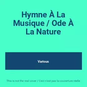 Couverture du produit · Hymne À La Musique / Ode À La Nature