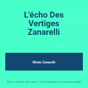 Couverture du produit · L'écho Des Vertiges Zanarelli