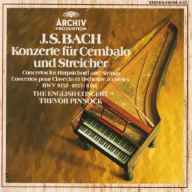 Couverture du produit · Konzerte Für Cembalo Und Streicher  Concertos For Harpsichord And Strings  Concertos Pour Clavecin Et Orchestre A Cordes  BWV 1