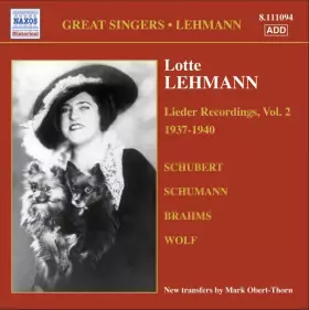 Couverture du produit · Lieder Recordings, Vol. 2 (1937-1940)