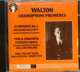 Couverture du produit · Walton Gramophone Premières