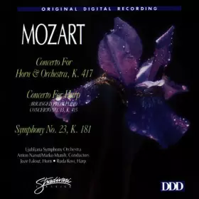 Couverture du produit · Horn Concerto, K417 Harp Concerto, K415 Symphony No. 23