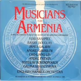 Couverture du produit · Musicians For Armenia - A Special Concert In Aid Of The Victims Of The Armenian Earthquake
