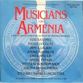 Couverture du produit · Musicians For Armenia - A Special Concert In Aid Of The Victims Of The Armenian Earthquake
