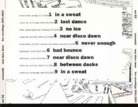 Couverture du produit · Near Disco Dawn - Live Recordings 2001-2003