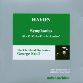 Couverture du produit · Symphonies 88 - 92 'Oxford' - 104 'London'
