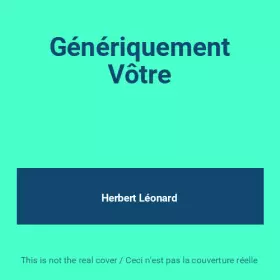 Couverture du produit · Génériquement Vôtre