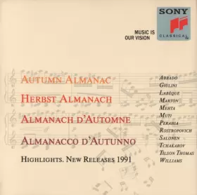 Couverture du produit · Autumn Almanac. Highlights. New Releases 1991