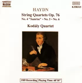 Couverture du produit · String Quartets Op. 76, No. 4 "Sunrise" - No. 5 - No. 6