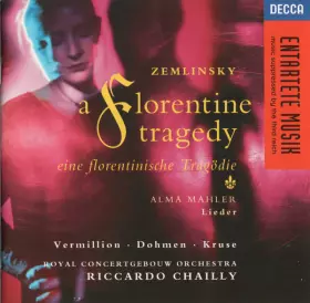 Couverture du produit · A Florentine Tragedy · Eine Florentinische Tragödie / Lieder