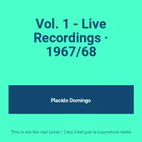 Couverture du produit · Vol. 1 - Live Recordings · 1967/68