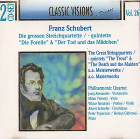 Couverture du produit · Die Grossen Streichquartette / - Quintette "The Trout" & "The Death And The Maiden"