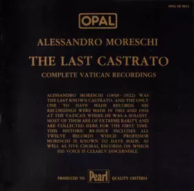Couverture du produit · The Last Castrato (Complete Vatican Recordings)