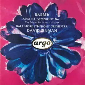 Couverture du produit · Adagio • Symphony No. 1 • The School For Scandal • Essays