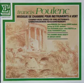 Couverture du produit · Musique De Chambre Pour Instruments À Vent / Chamber Music Works For Wind Instruments / Kammermusikwerk Für Blasinstrumente