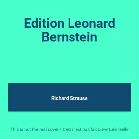 Couverture du produit · Edition Leonard Bernstein