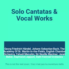 Couverture du produit · Solo Cantatas & Vocal Works