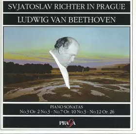 Couverture du produit · Svjatoslav Richter In Prague : Piano Sonatas No.3 Op. 2 No3 - No.7 Op. 10 No. 3 - No. 12 Op. 26 