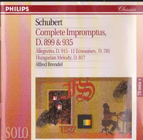 Couverture du produit · Complete Impromptus, D.899 & 935 / Allegretto, D.915 / 11 Ecossaises, D.781 / Hungarian Melody, D.817