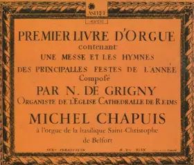 Couverture du produit · Premier Livre D'Orgue