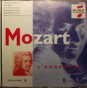 Couverture du produit · Mozart L'essentiel Volume 3