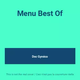 Couverture du produit · Menu Best Of