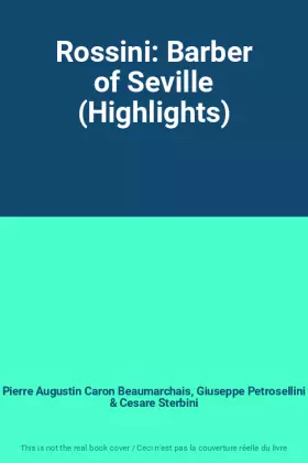 Couverture du produit · Rossini: Barber of Seville (Highlights)