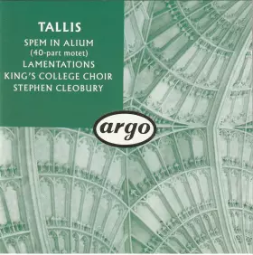 Couverture du produit · Spem In Alium (40-Part Motet) / Lamentations