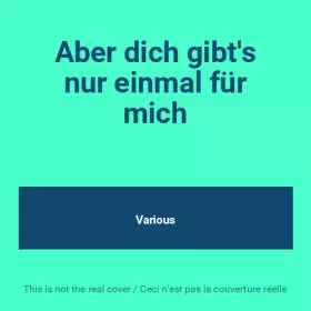 Couverture du produit · Aber dich gibt's nur einmal für mich
