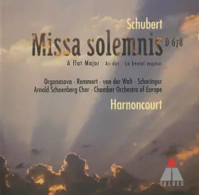 Couverture du produit · Missa Solemnis D 678 A Flat Major  As-Dur  La Bémol Majeur