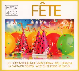 Couverture du produit · Mega 4 CD - Fête